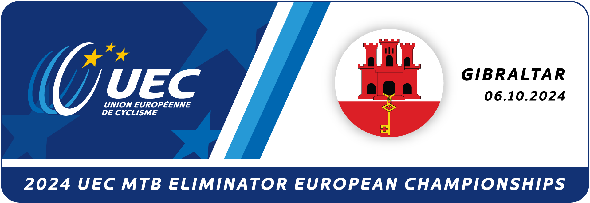 2024 UEC MTB Eliminator European Championships Gibraltar Outline