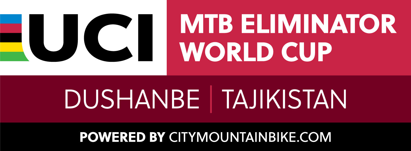 2025 UCI MTB XCE WCup Dushanbe Tajikistan CMYK Stacked